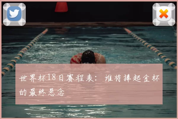 世界杯18日赛程表：谁将捧起金杯的最终悬念